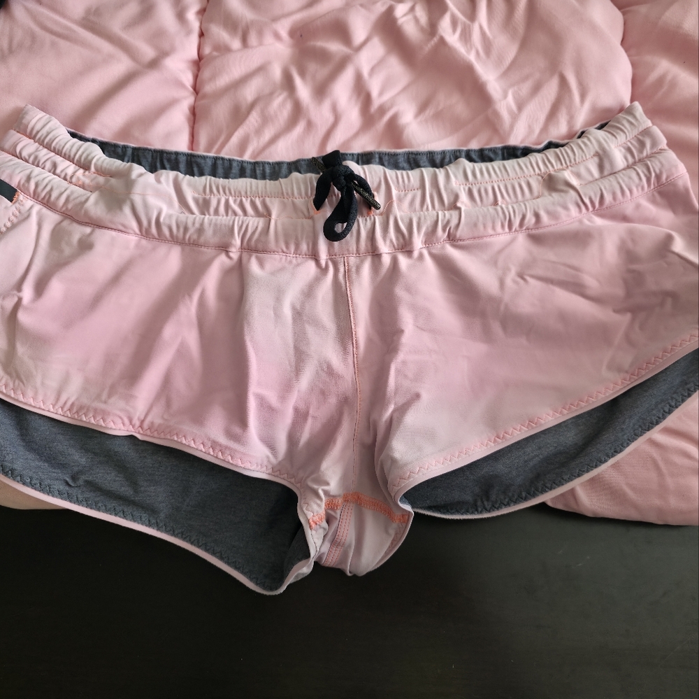 Lululemon Athletica Pink and Gray Surf Short - Picture 4 of 6